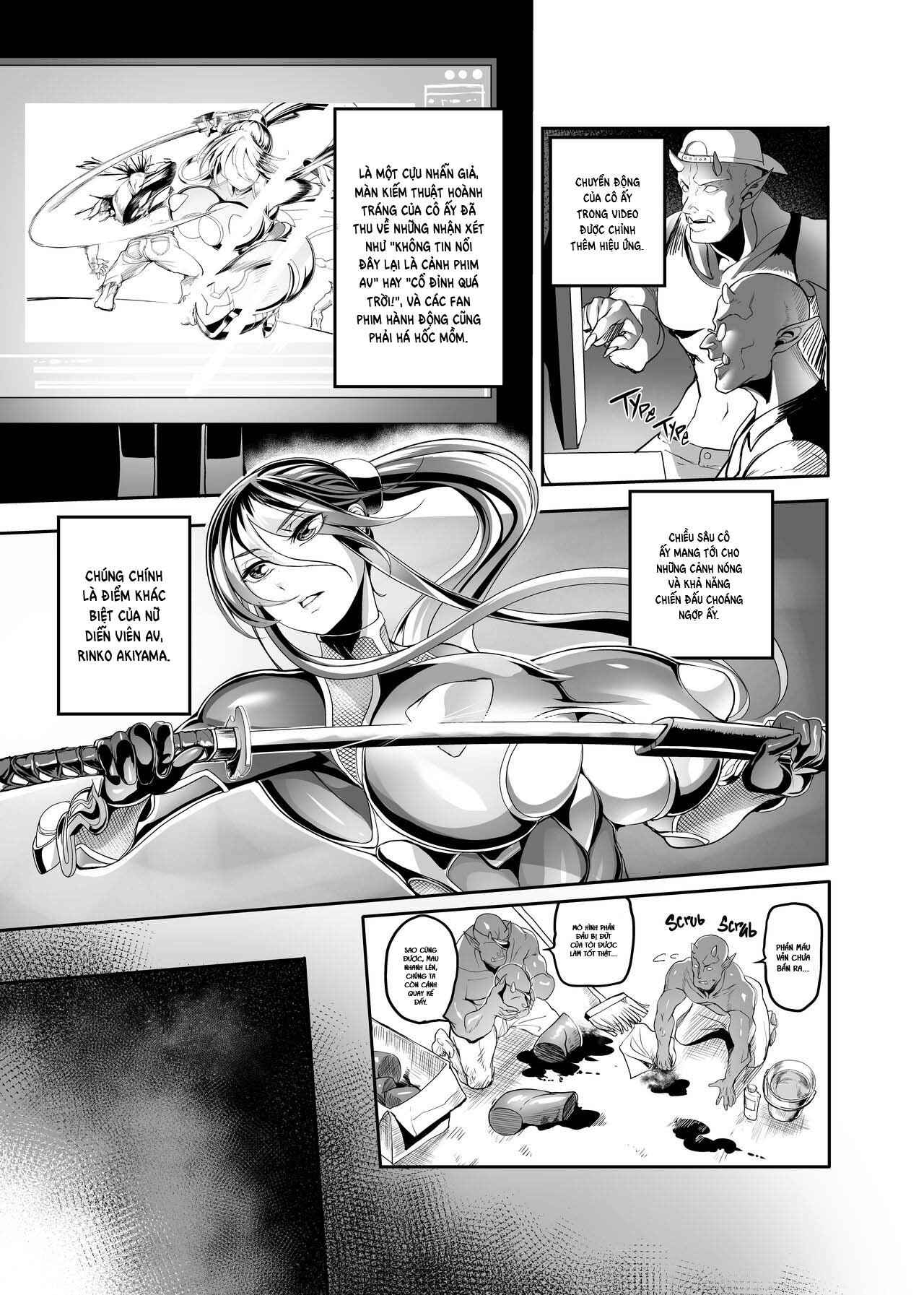 Đọc truyện hentai AV Joyuu Akiyama Rinko Shigoto no Ryuugi - Chap 1