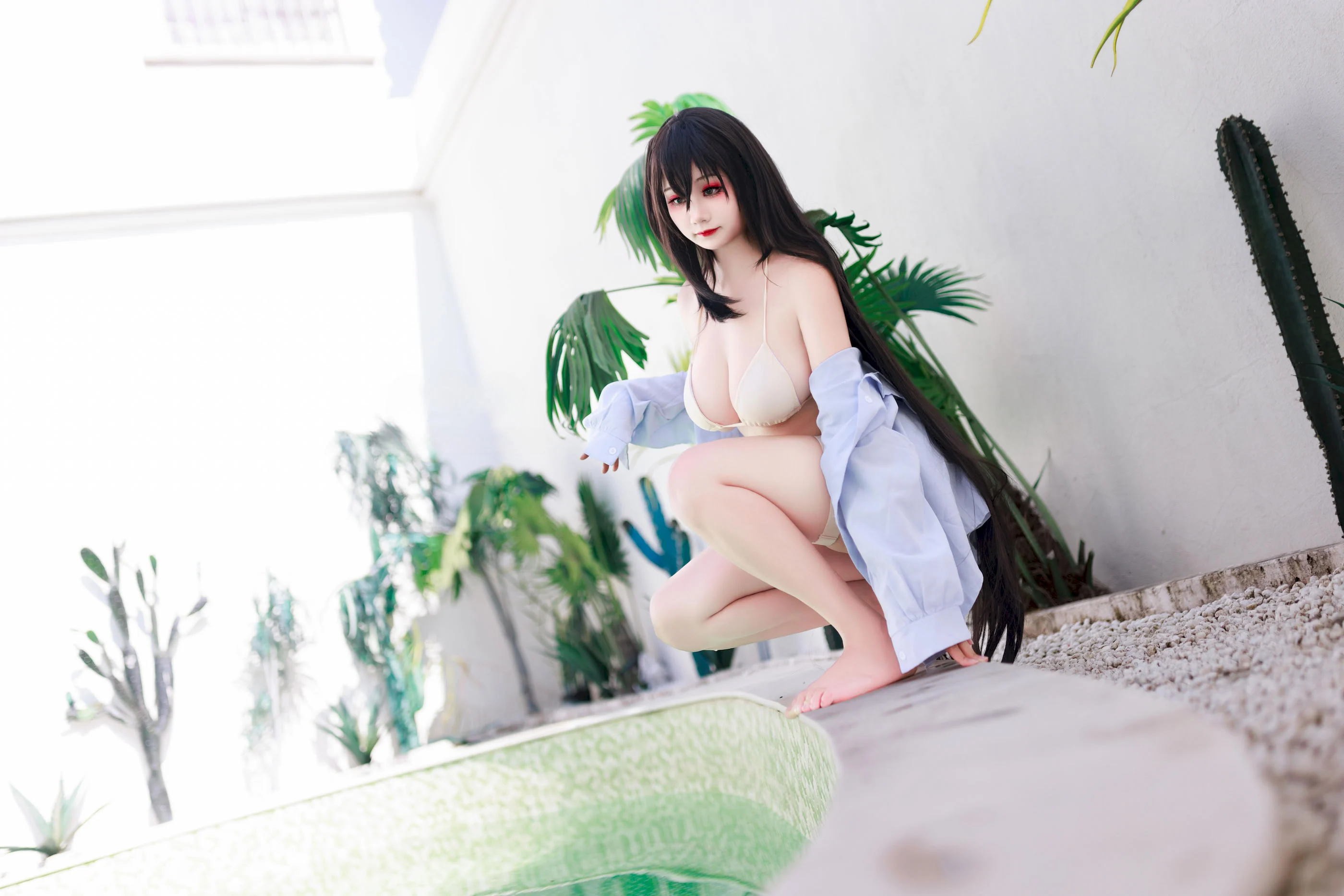 Đọc truyện hentai Tuyển tập Albums siêu phẩm Cosplay - Chap 1441 - Axue_yuki - Azur Lane Taihou Swimsuit
