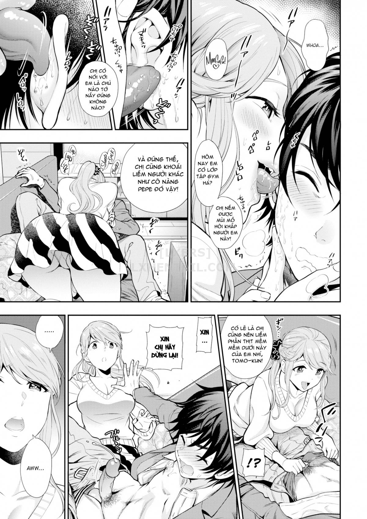 Đọc truyện hentai Doutei Otouto to Bitch Ane - Chap 10 - END