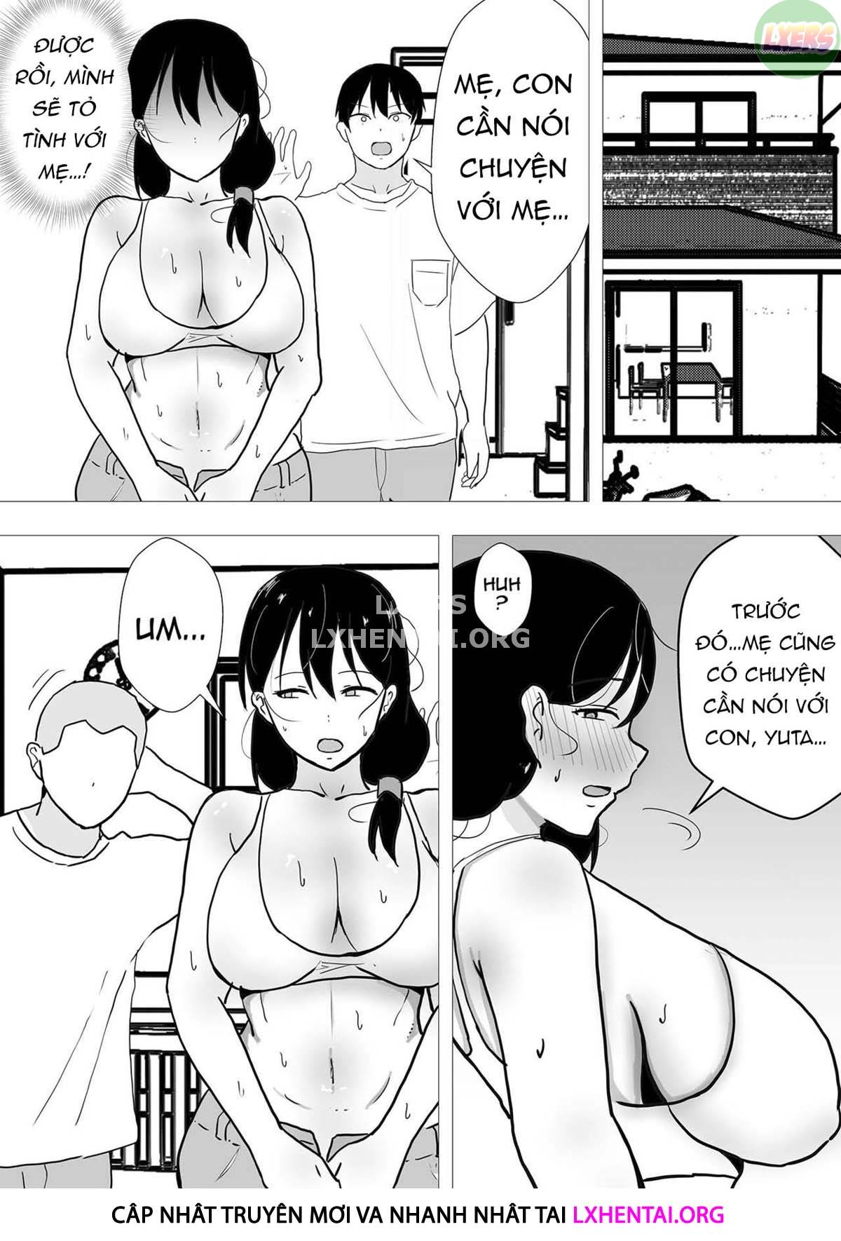 Đọc truyện hentai Người mẹ yêu quý của tôi, cô bạn gái ngốc nghếch của tôi - Chap 2