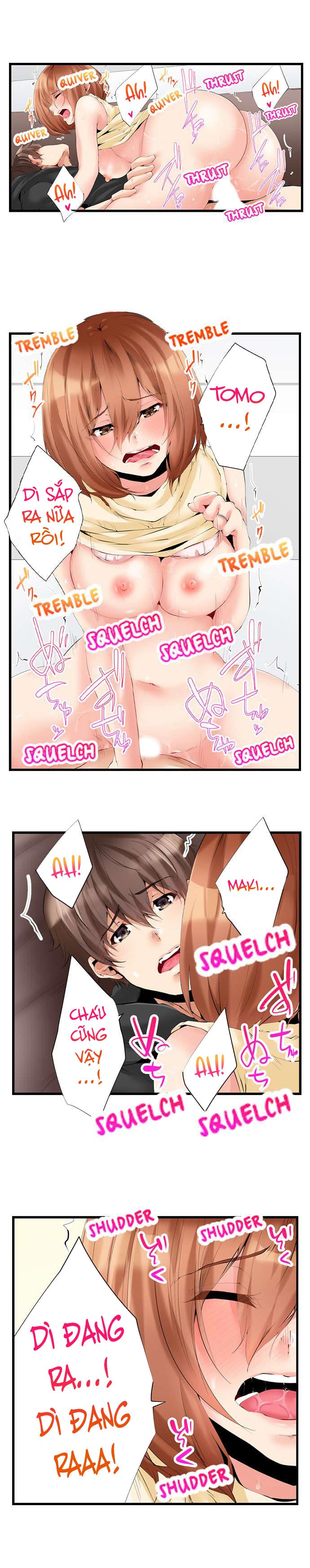 Đọc truyện hentai NTR Cô Hàng Xóm Ngay Trong Phòng Của Chồng Cô Ấy - Chap 15 + 16