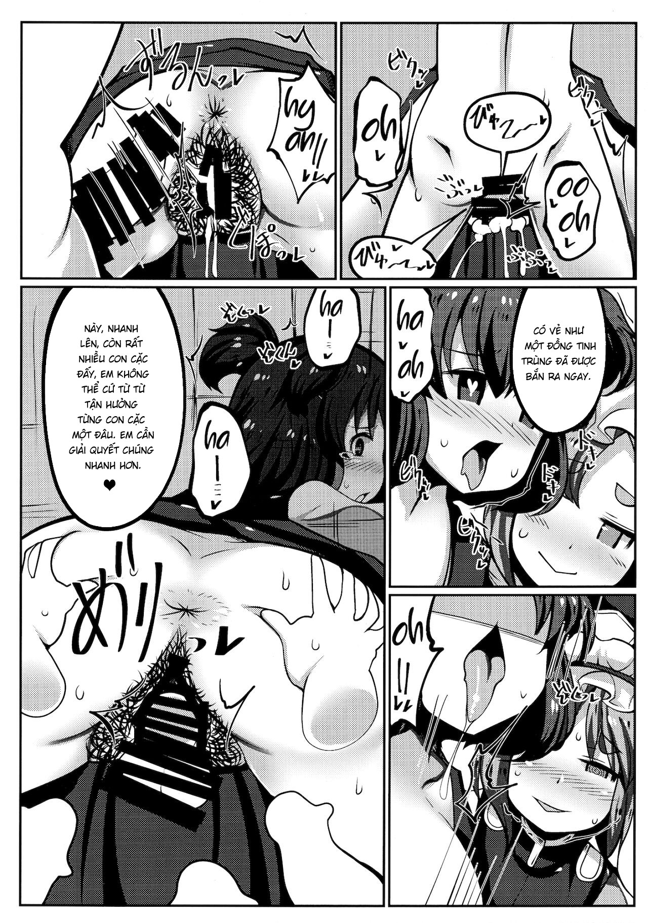 Đọc truyện hentai Onozuka Komachi Kabeshiri no Kei ni Shosu - Oneshot