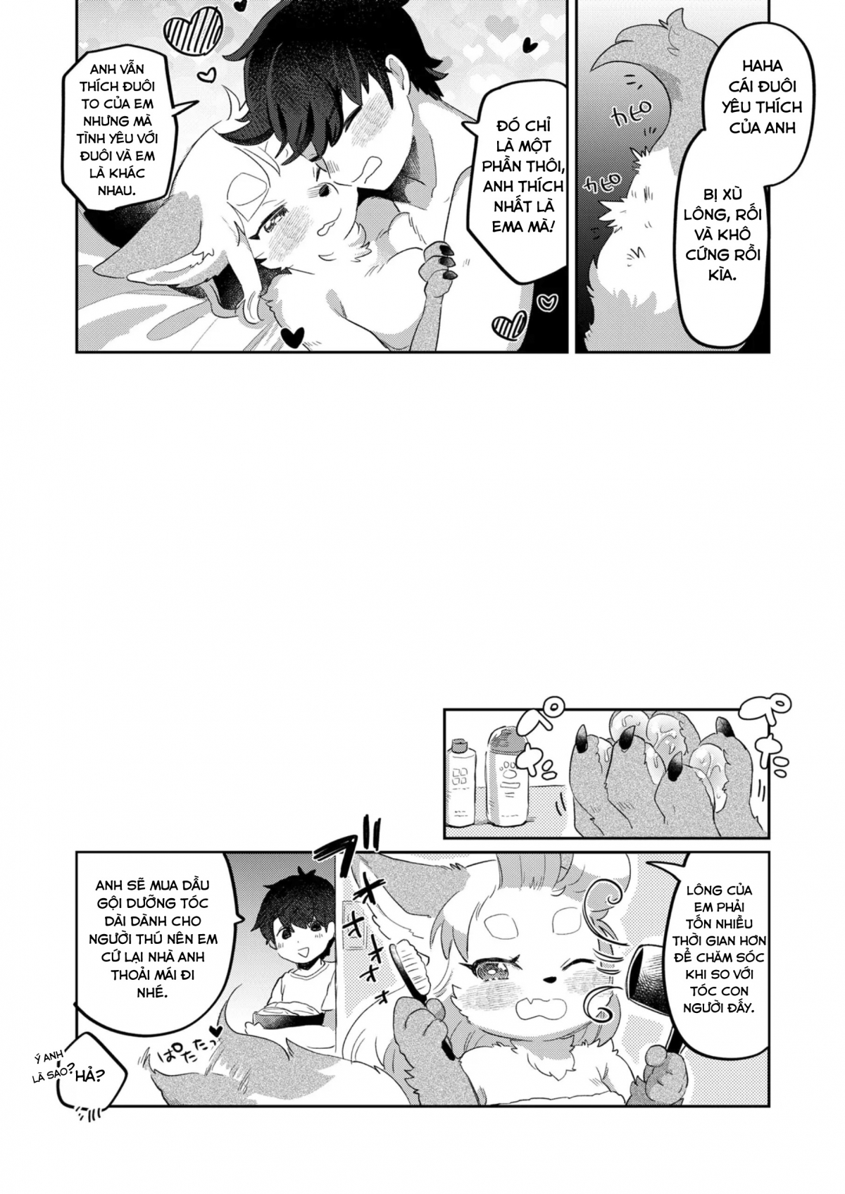 Đọc truyện hentai Anh muốn sờ đuôi của em - Oneshot