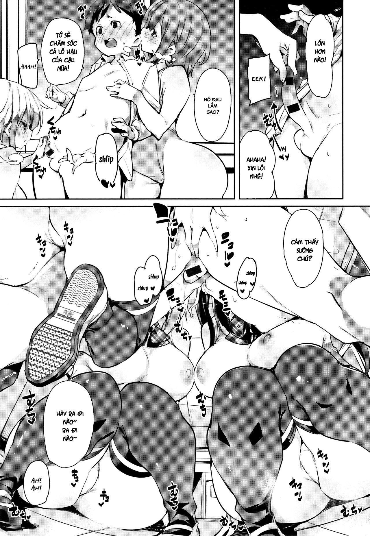 Đọc truyện hentai TƯƠI MẨY! Mấy cái lỗ mềm mịn kia thật dâm đãng - Chap 4