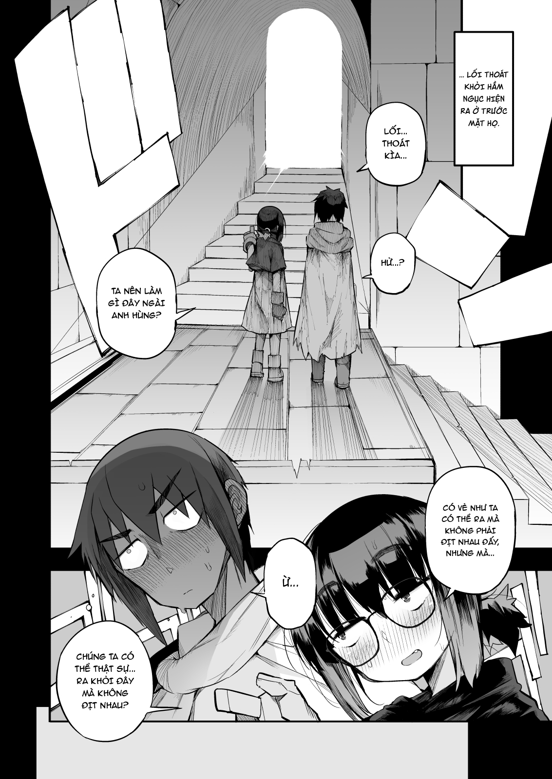 Đọc truyện hentai Sakusei Dungeon Kouryaku ni Mukanai Jimiko no S-kyuu Dosukebe - Oneshot