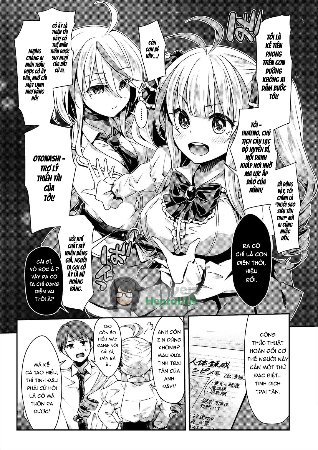 Đọc truyện hentai Occult Kenkyuubu: Jintai Rensei - Oneshot