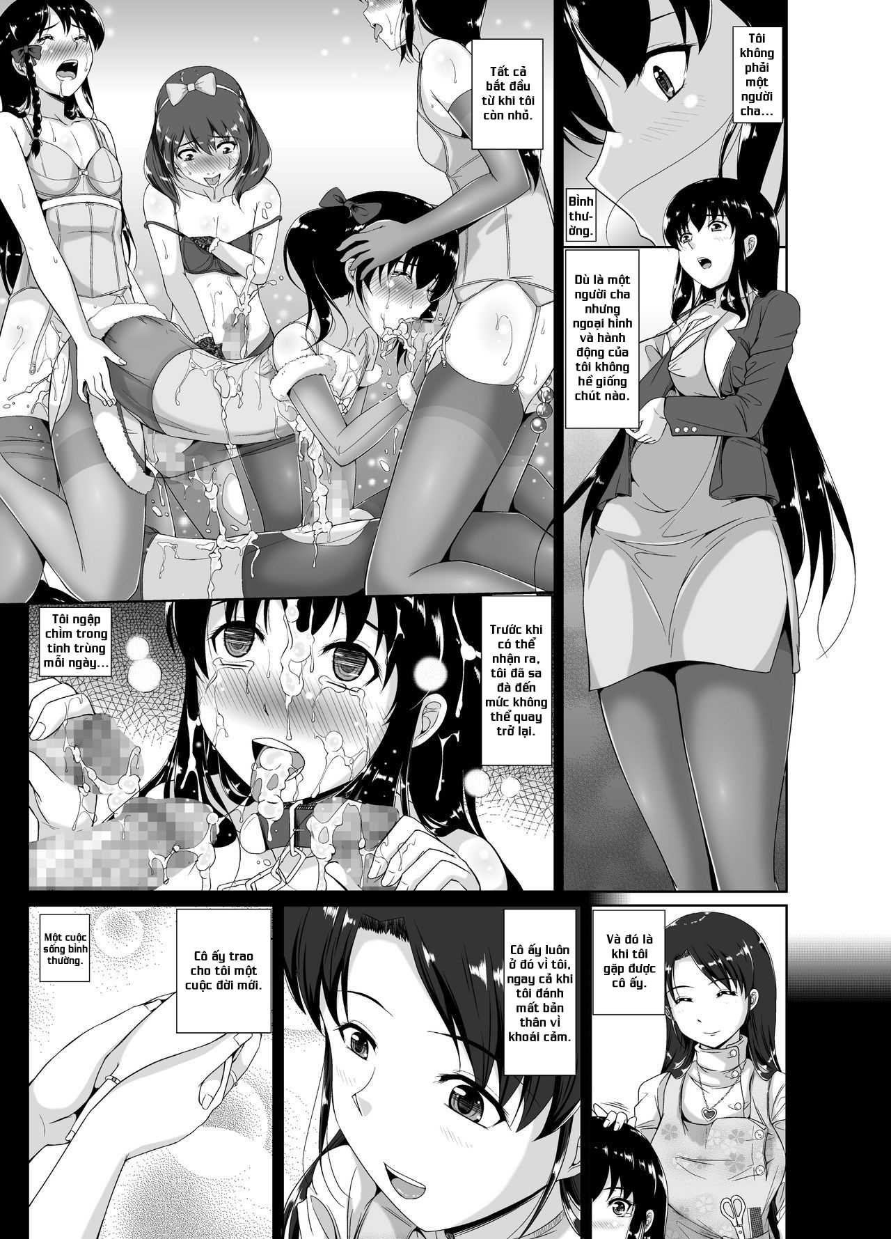 Đọc truyện hentai Papa, Boku no Onna ni Natte - Phần không màu