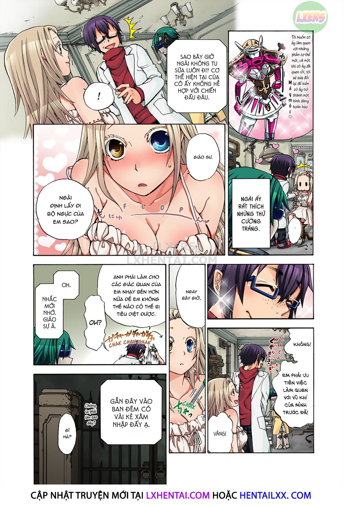 Đọc truyện hentai Robot thú cưng Lilly - Chap 17 | END