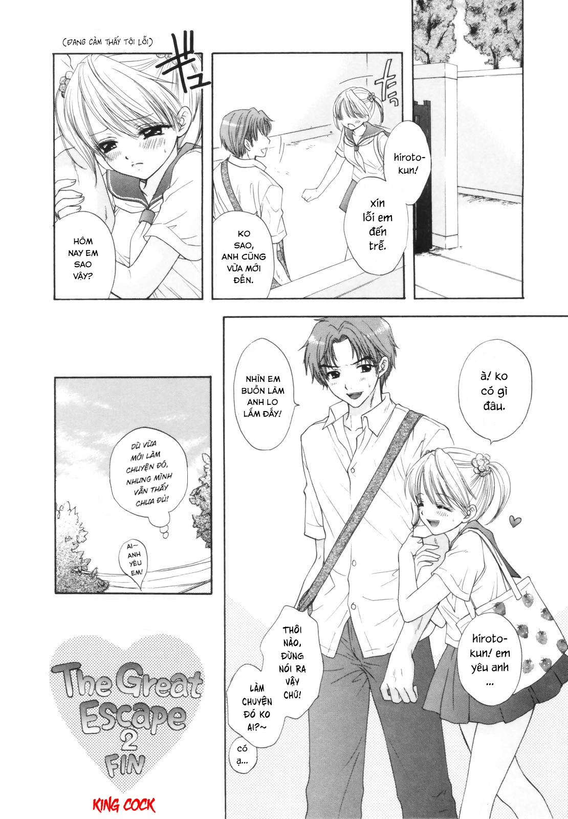 Đọc truyện hentai Cuộc đào thoát vĩ đại - Chap 2 double tỏ tình