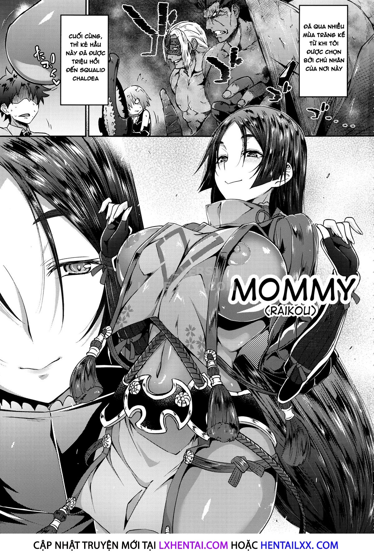 Đọc truyện hentai Raikou Mama Boseiteki Sakusei Nama Houshi. - Chap 1
