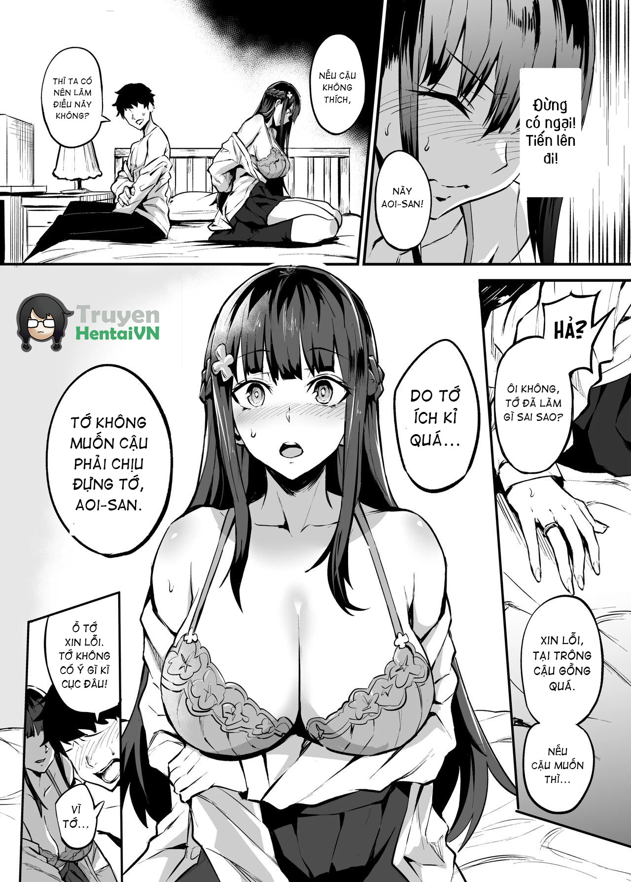 Đọc truyện hentai Kanojo ga Gaikokujin ni Netorareru Manga Ouchi Fuck Hen - chap 1