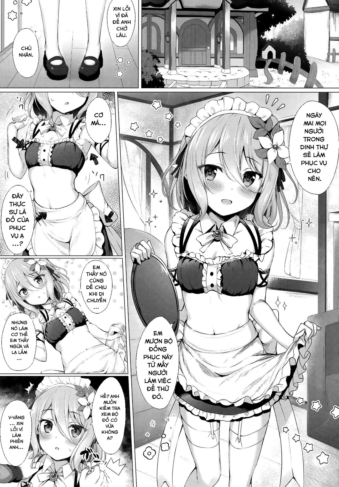 Đọc truyện hentai Địt Em Hầu Gái Kokkoro-chan - Oneshot