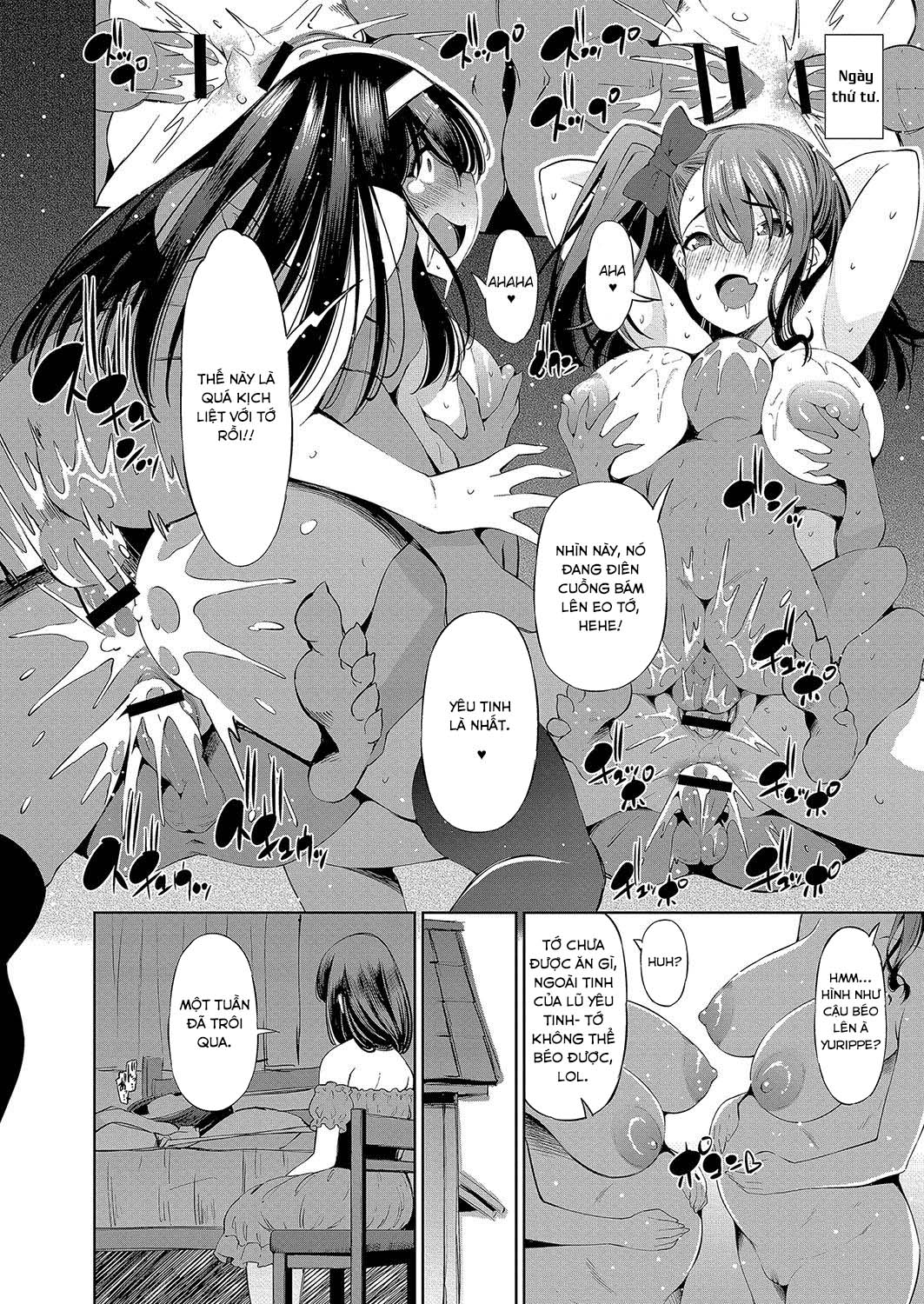 Đọc truyện hentai Hai gái làng chơi được triệu hồi để hiến tế cho bọn Goblin - Oneshot