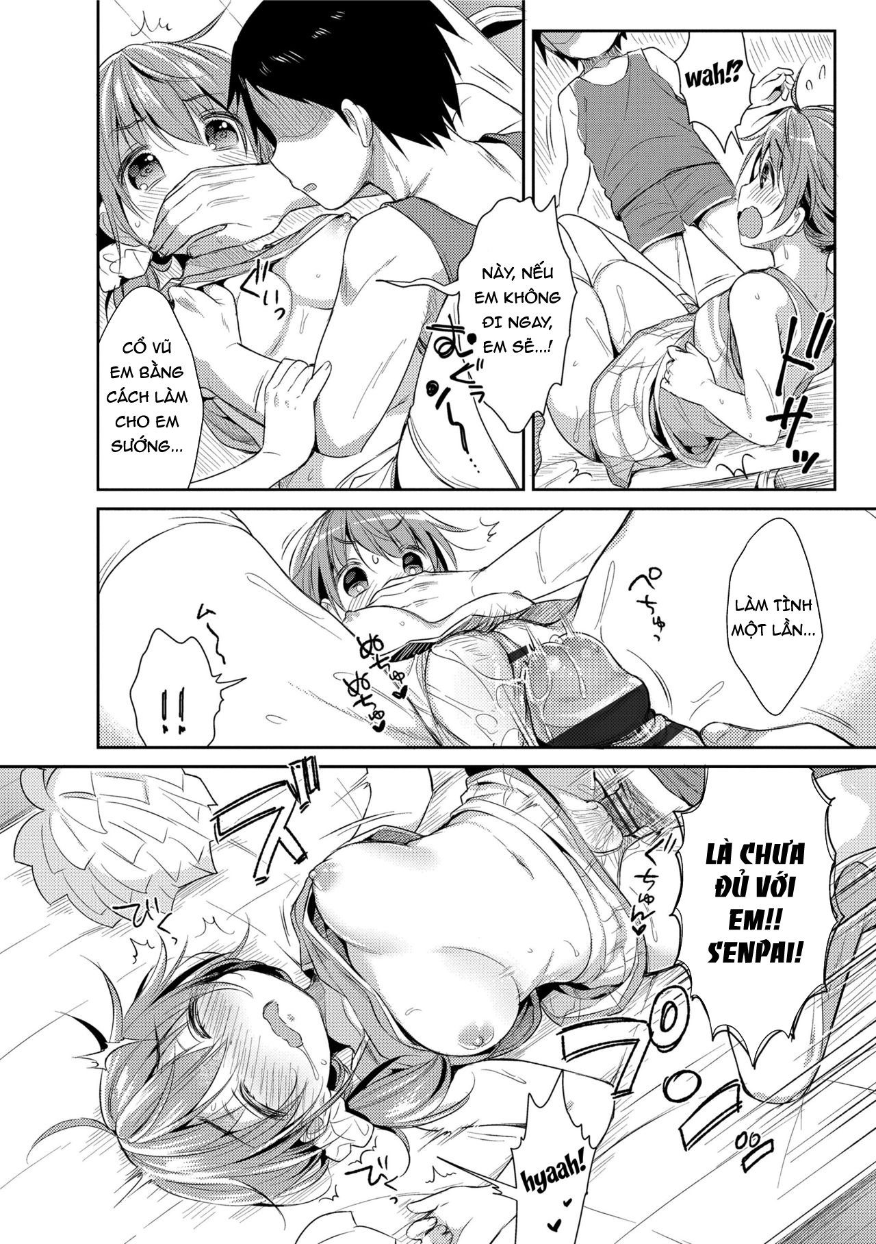 Đọc truyện hentai Hatsukoi Ecchi - First love H. - Chap 3: Hoạt Náo Viên