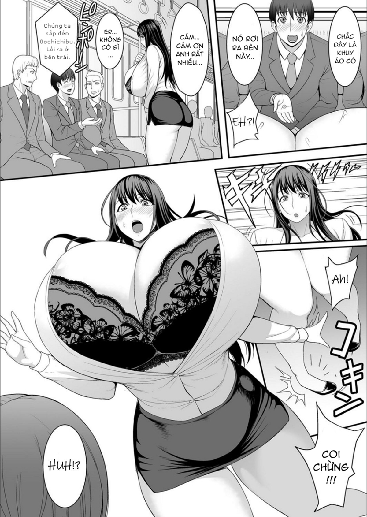 Đọc truyện hentai Commuting Tit's Rush - Oneshot