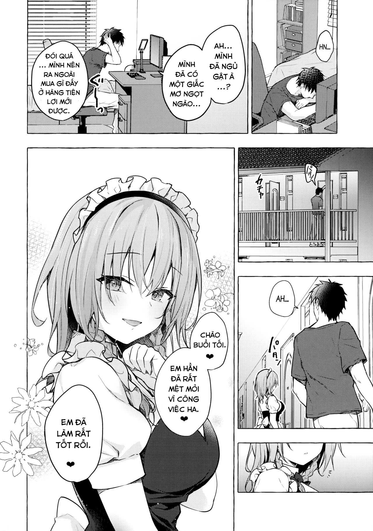 Đọc truyện hentai Tonari no Sakuya-san 3 Iyashi Maid Sakuya no Zubuzubu Gohoushi Sex (Touhou Project) - Oneshot
