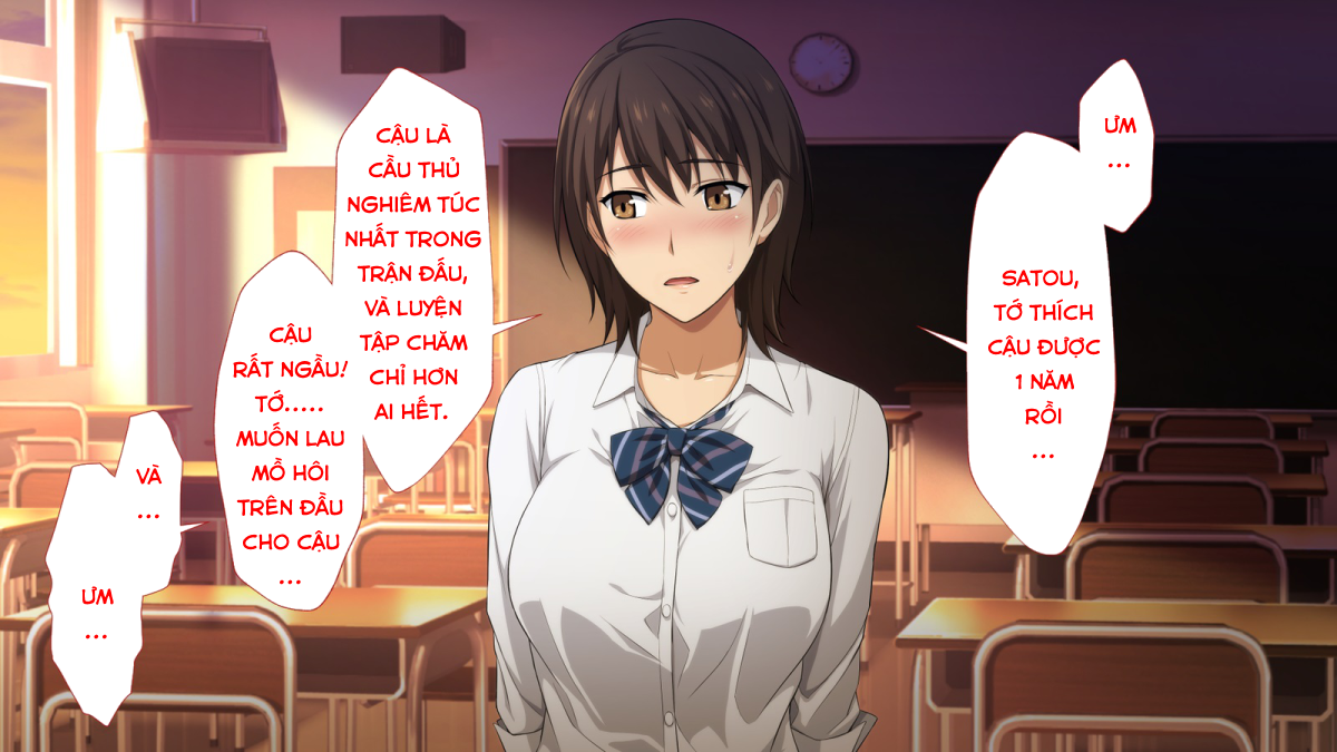 Đọc truyện hentai Netorareta JoshiMane ~Migite no Daida wa Ace no Kanojo~ - Chap 1