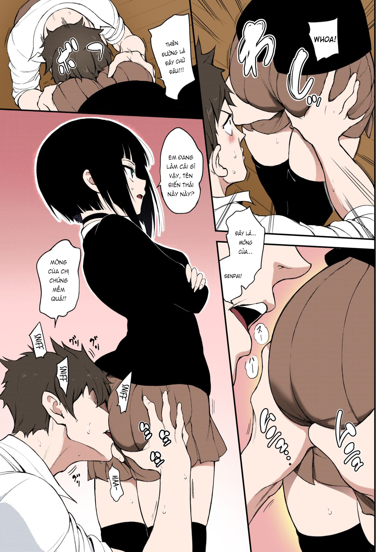 Đọc truyện hentai Senpai Lạnh Lùng ❤ - Chap 1: Full color