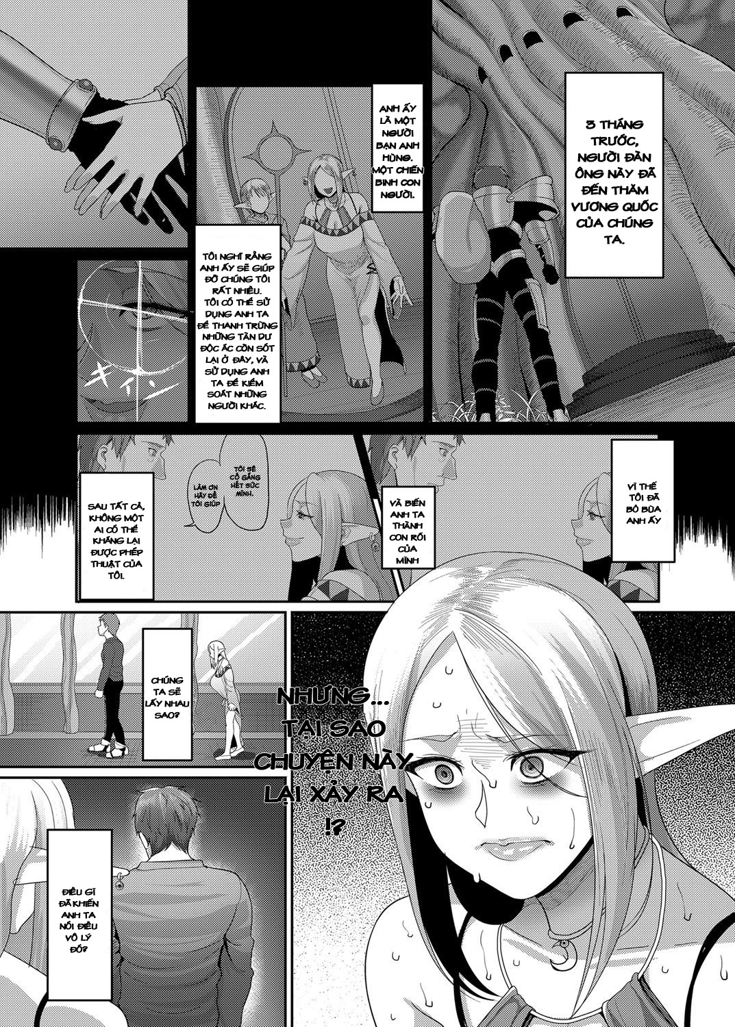 Đọc truyện hentai Takabisha Elf Kyousei Konin - Chap 1