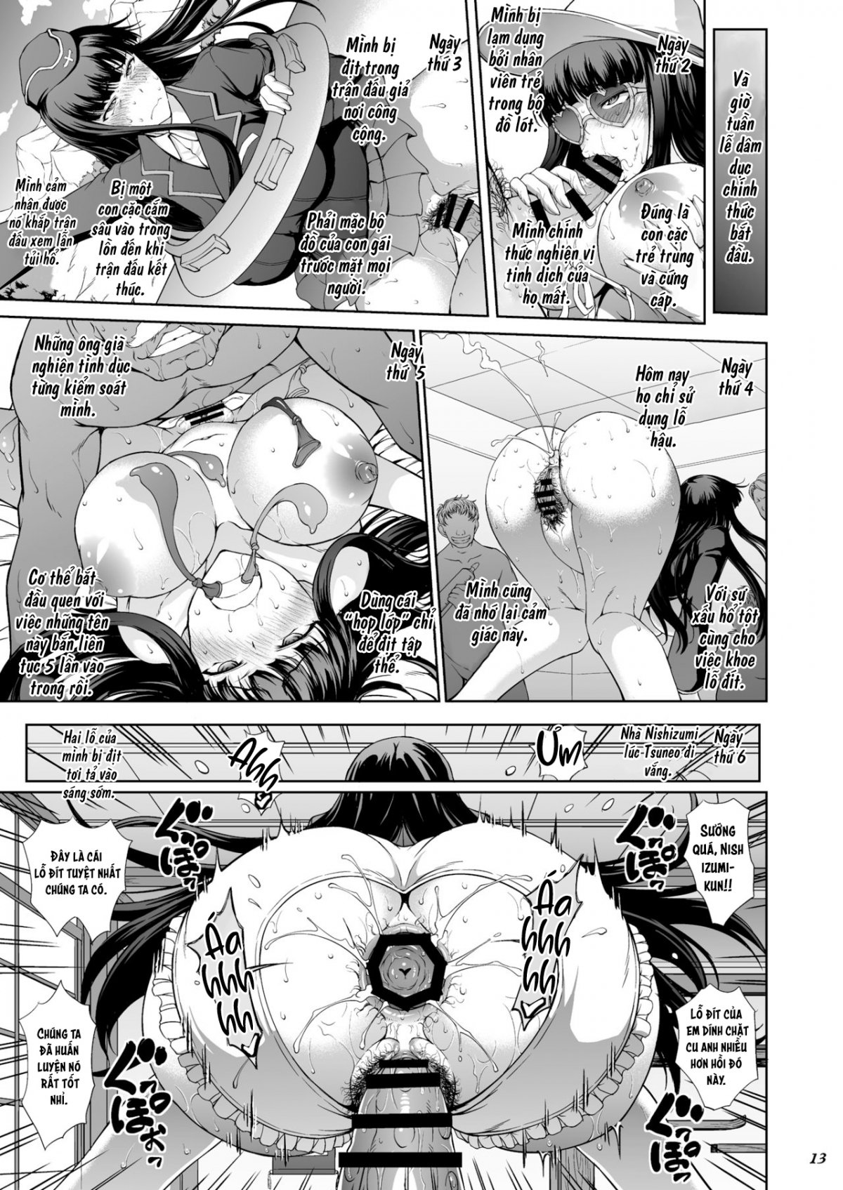 Đọc truyện hentai Iemoto no Geneki Fukki Kanzen Fukujuu Dosukebe Ura Senshadou - Oneshot