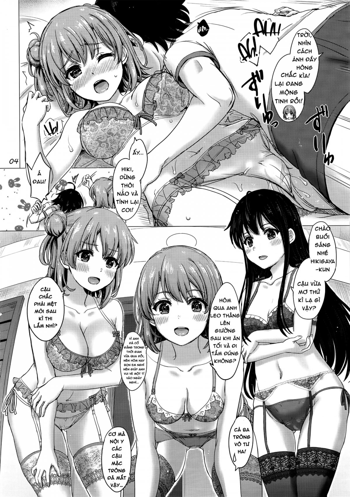 Đọc truyện hentai Những cô nàng dâm dục ở CLB Tình nguyện - Oneshot
