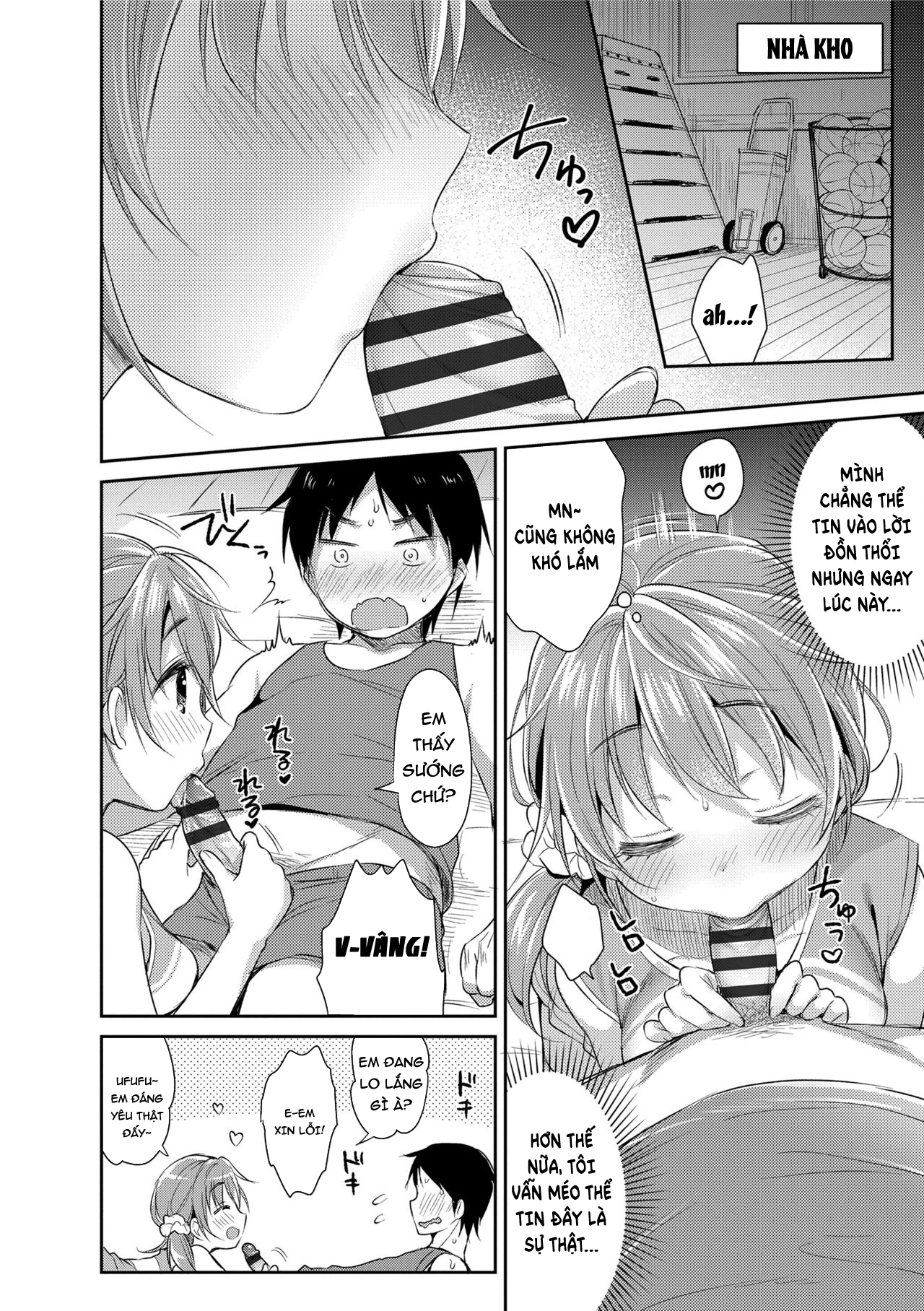 Đọc truyện hentai Hatsukoi Ecchi - First love H. - Chap 3: Hoạt Náo Viên