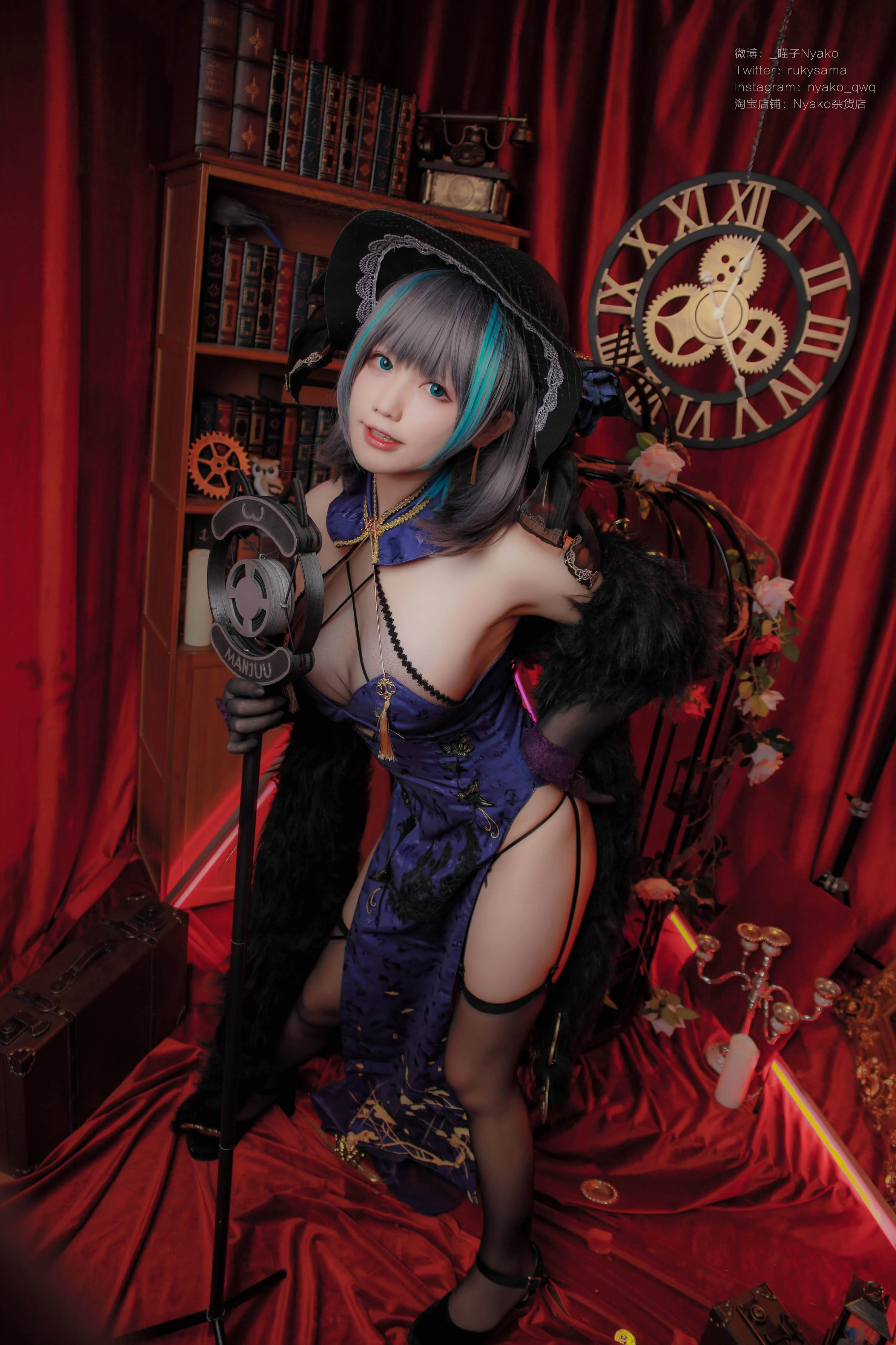 Đọc truyện hentai Tuyển tập Albums siêu phẩm Cosplay - Chap 808 - Nyako - Cheshire Cheongsam