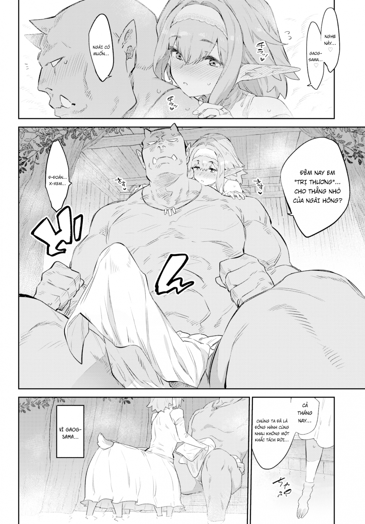 Đọc truyện hentai Otherworldly Maidens Series - My Beloved Mr. Orc ❤