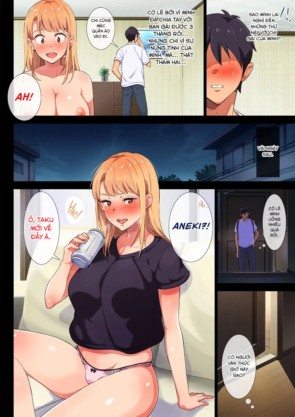 Đọc truyện hentai MY FORMER-DELINQUENT SISTER IS BREASTFEEDING AT HOME - Chap 1