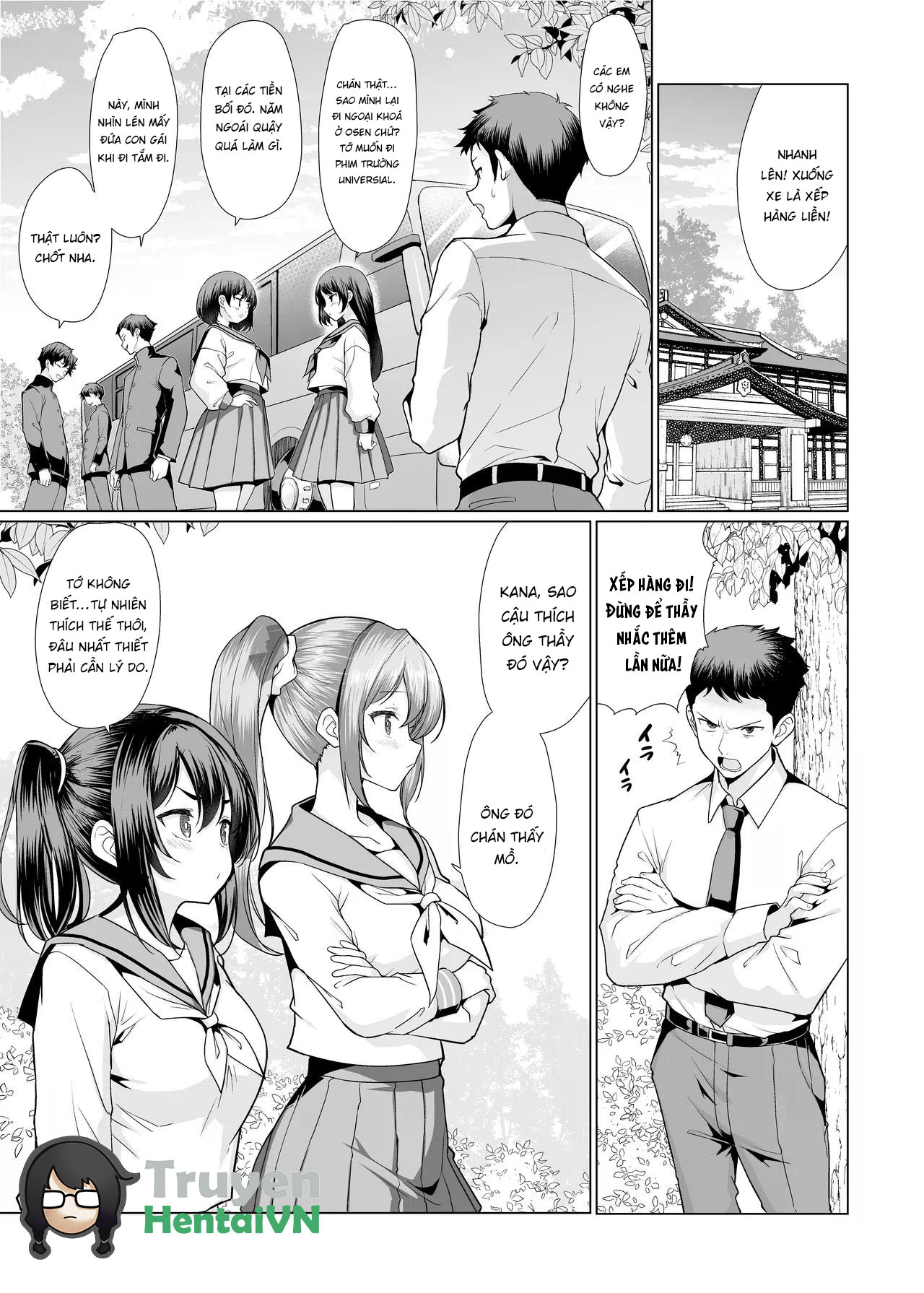 Đọc truyện hentai Onsen Haitte tara Joseito-tachi ga Osotte Kita - Oneshot