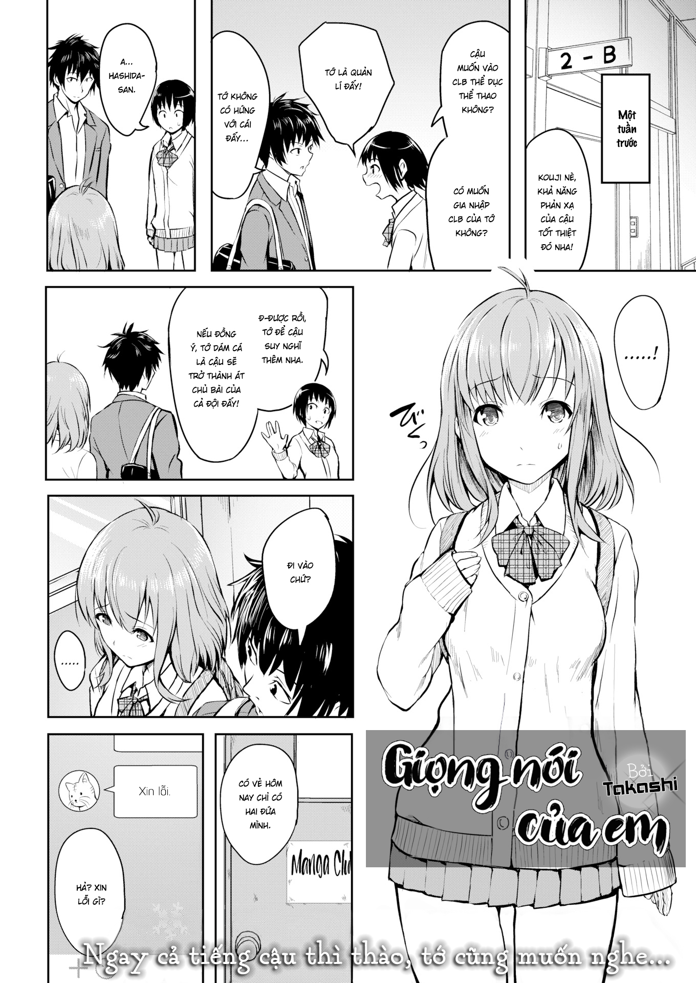 Đọc truyện hentai Giọng nói của em - Oneshot