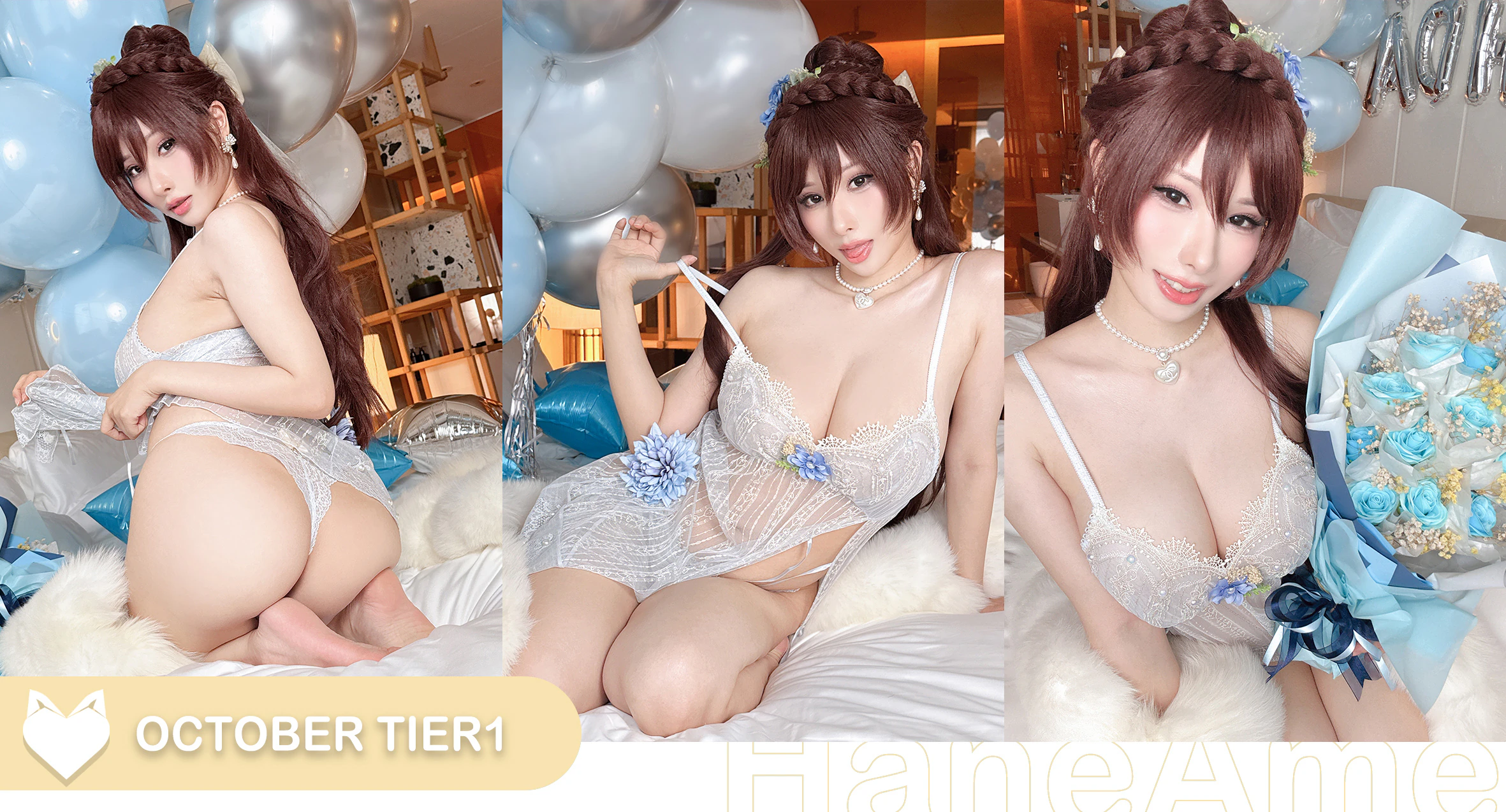 Đọc truyện hentai Tuyển tập Albums siêu phẩm Cosplay - Chap 1264 - [HaneAme Rain Wave] 2025 Birthday Pajamas