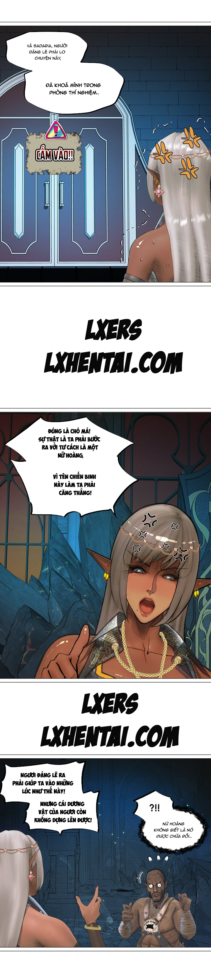 Đọc truyện hentai Nữ Hoàng Dark Elf Và Nô Lệ Orc - Chap 10