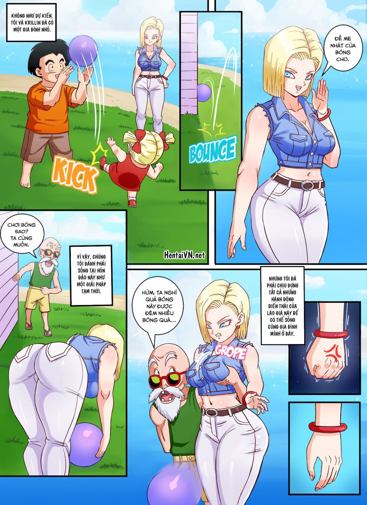Đọc truyện hentai Android 18 x Roshi - Oneshot