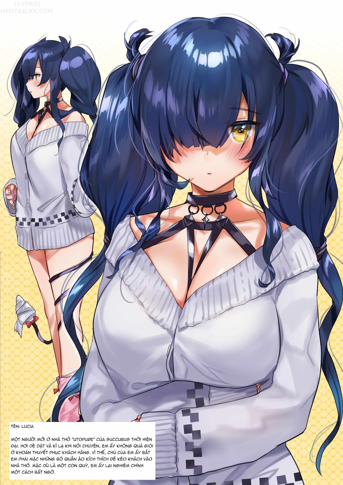 Đọc truyện hentai Recharge with Newbie Succubus Lucia's Breasts - Oneshot