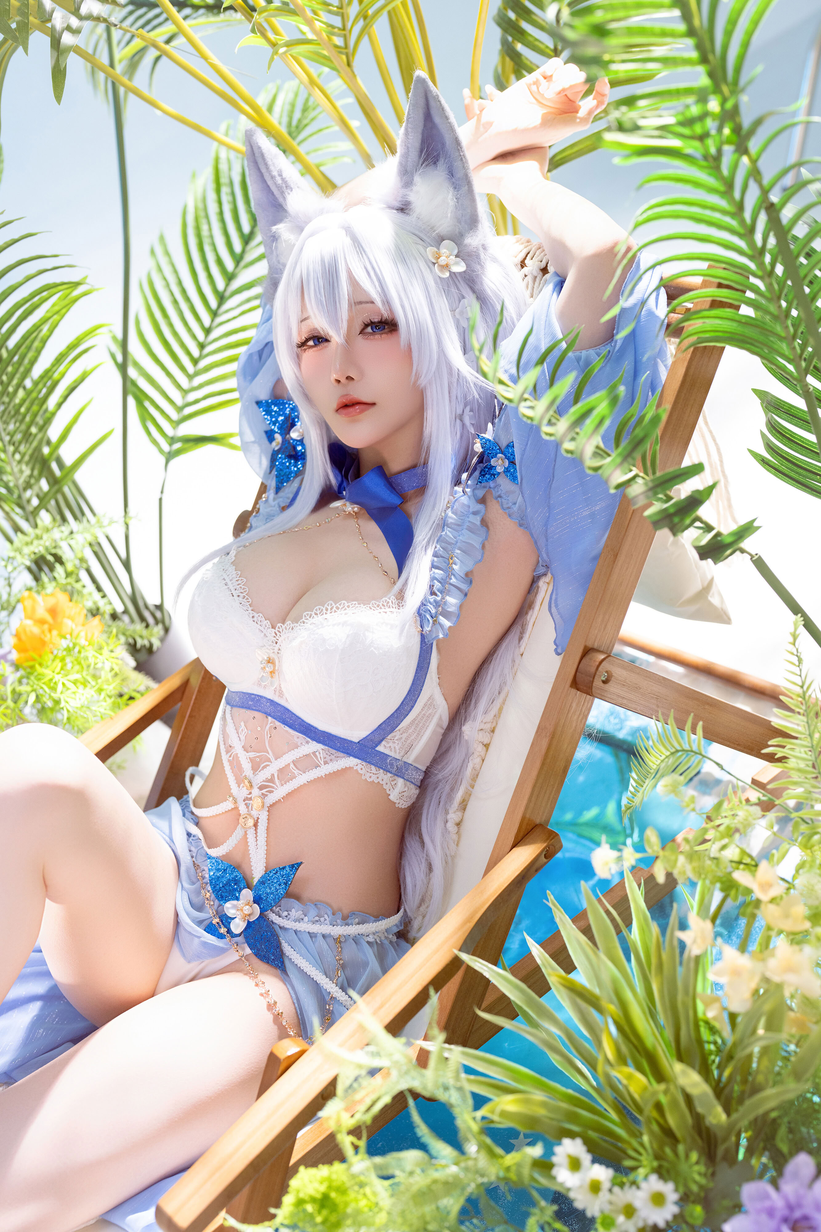 Đọc truyện hentai Tuyển tập Albums siêu phẩm Cosplay - Chap 1395 - Star's Lingering - Azur Lane Shinano Swimsuit