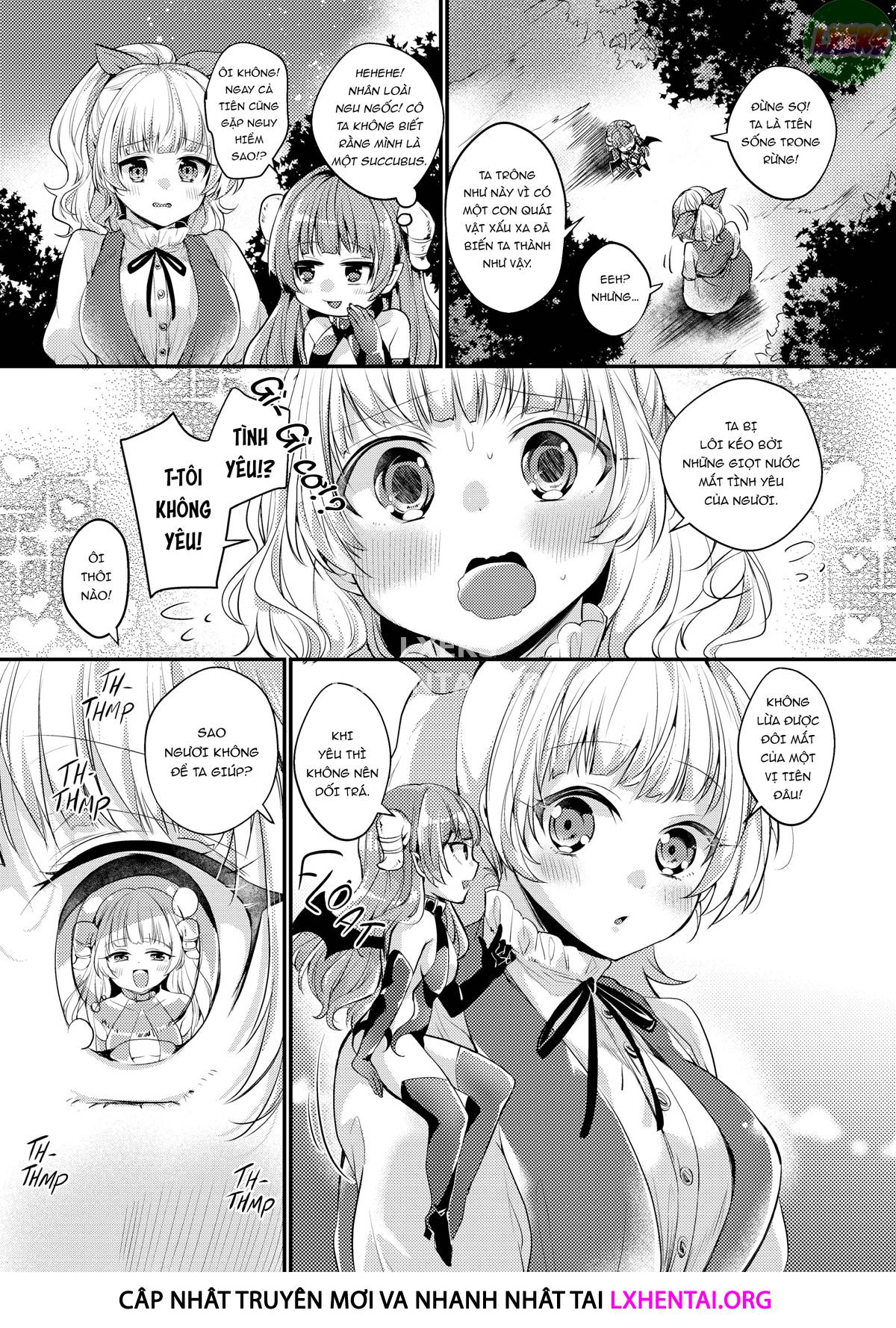 Đọc truyện hentai Ngất ngây ngọt ngào nóng bỏng - Chap 8 - Me, the Hero, and the Tiny Succubus