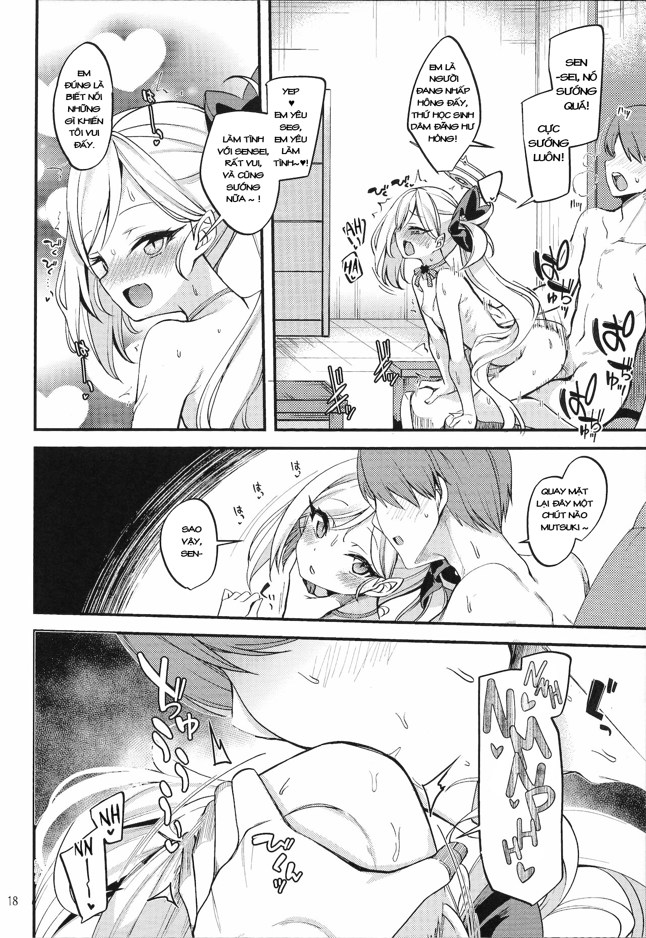 Đọc truyện hentai Một ngày hư hỏng của Mutsuki - Oneshot