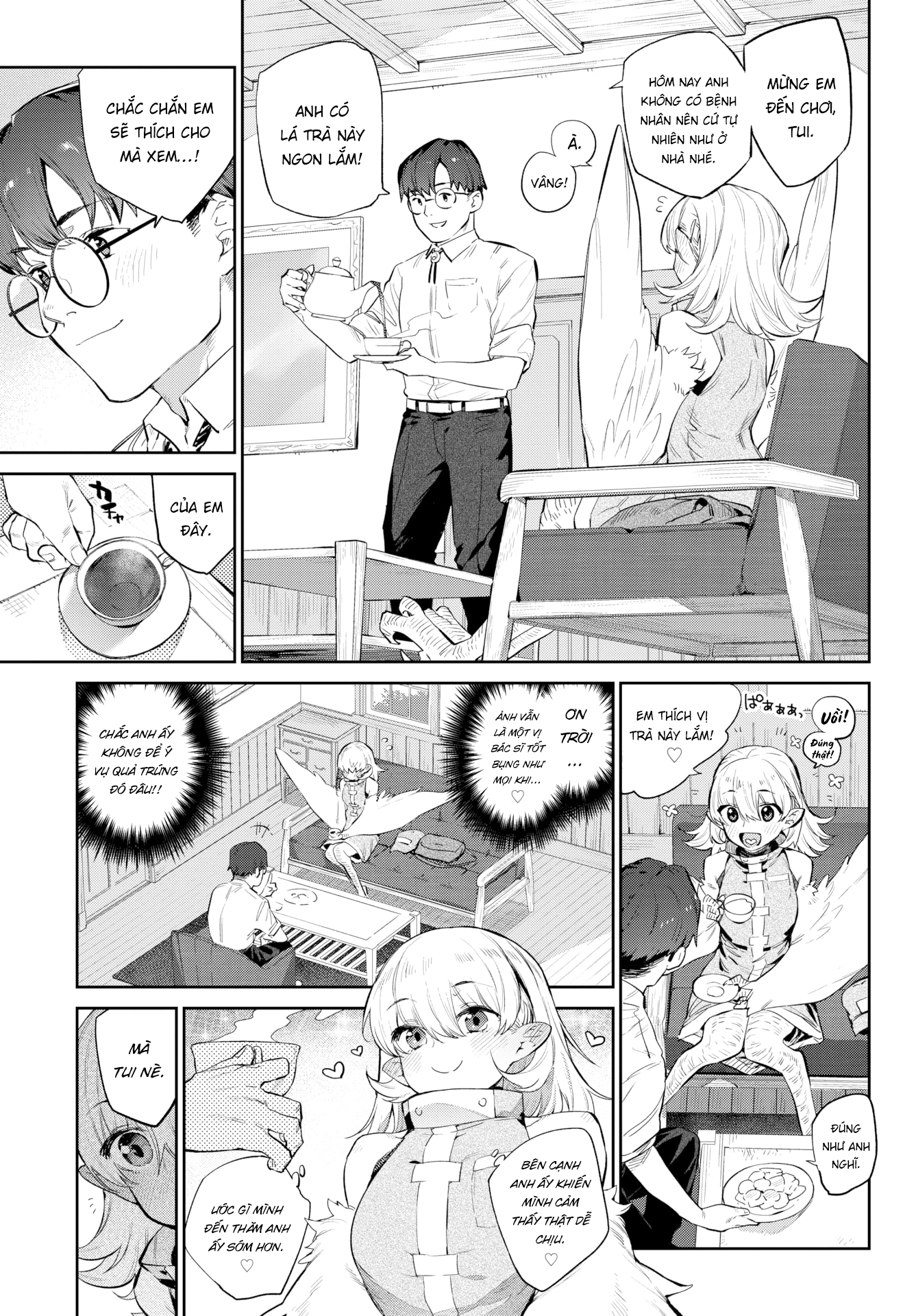 Đọc truyện hentai Otherworldly Maidens Series - Harpy Valentines Day