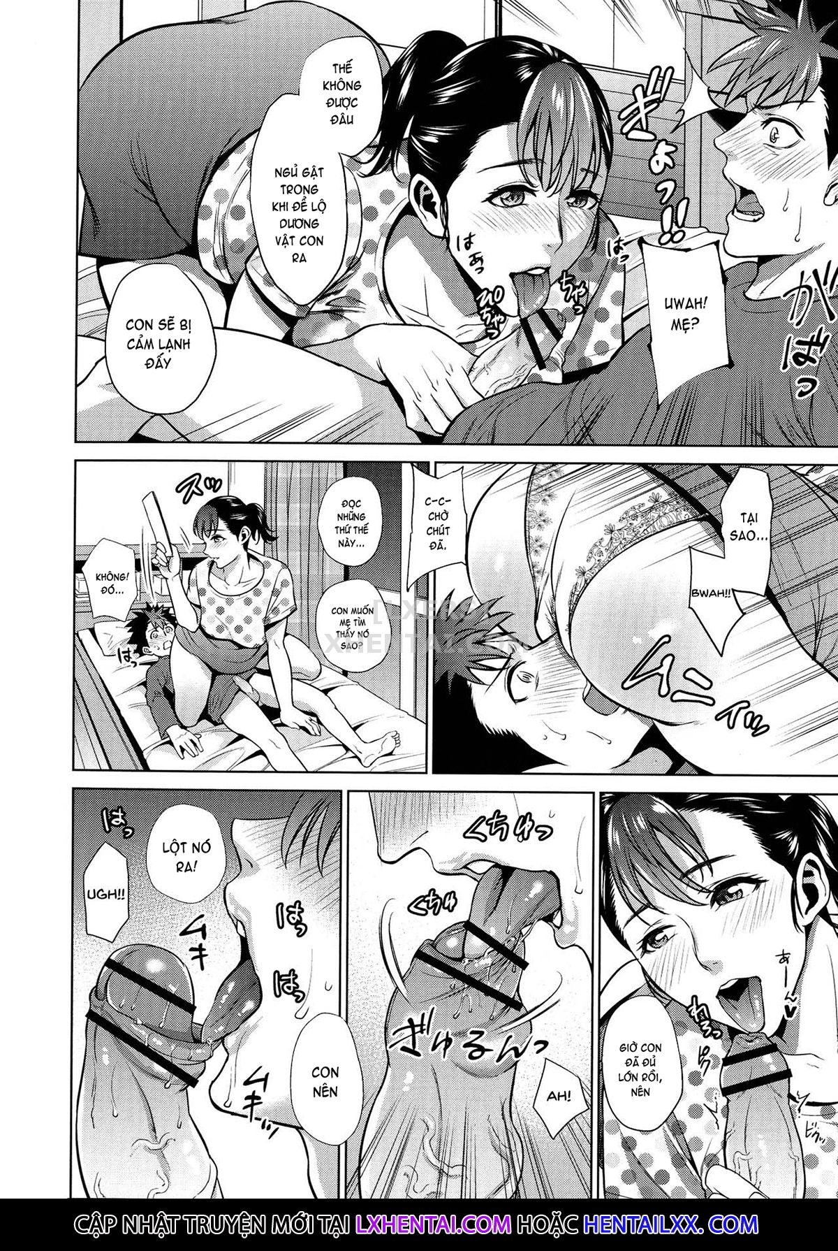 Đọc truyện hentai The Day I Connected With Mom - Chap 8