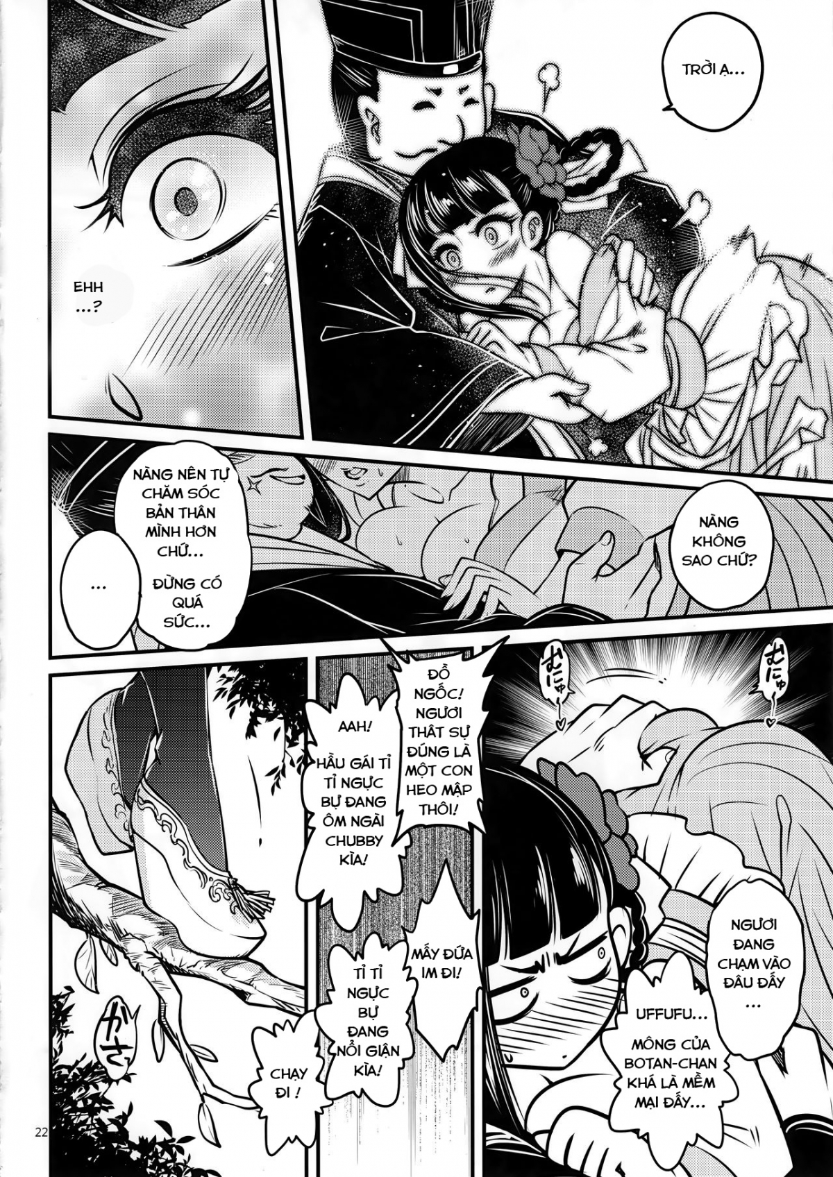 Đọc truyện hentai Hyakkasou 3: Hekigan Rasetsu no Gyakushuu - Oneshot