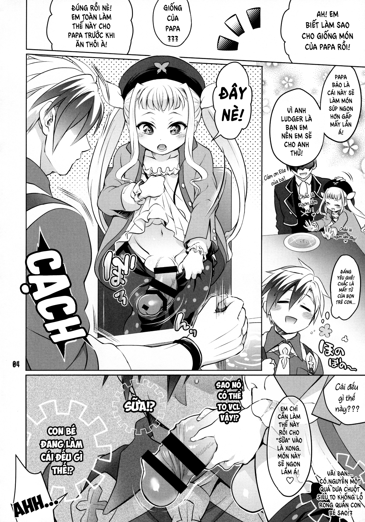 Đọc truyện hentai Futanari Elle to Ludger no Aibou Soup - Oneshot