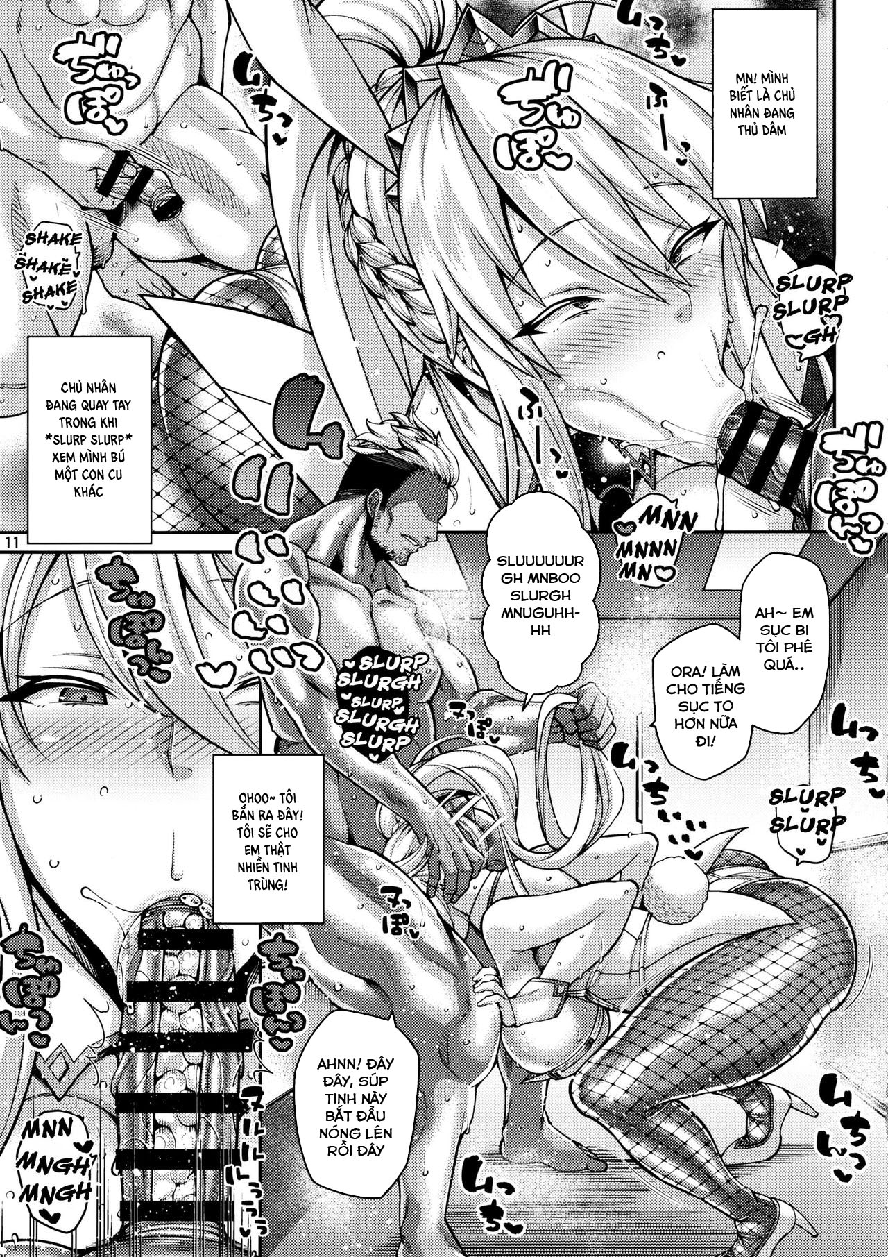 Đọc truyện hentai Chin Kobi Bunny no Netorase Koubi Kiroku - Oneshot