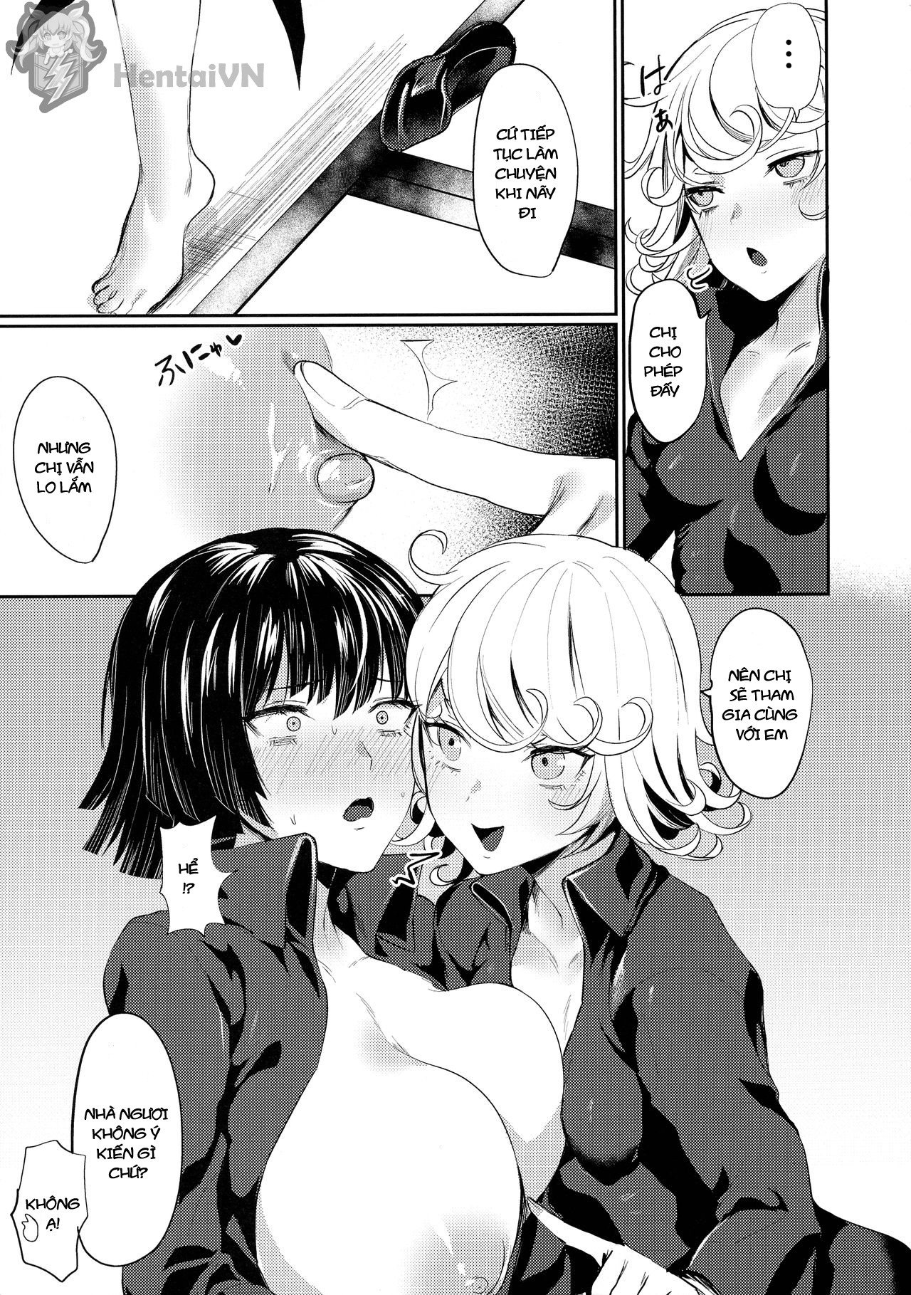 Đọc truyện hentai Tiếp Thu Kinh Nghiệm Cùng Chị Tatsumaki - Oneshot