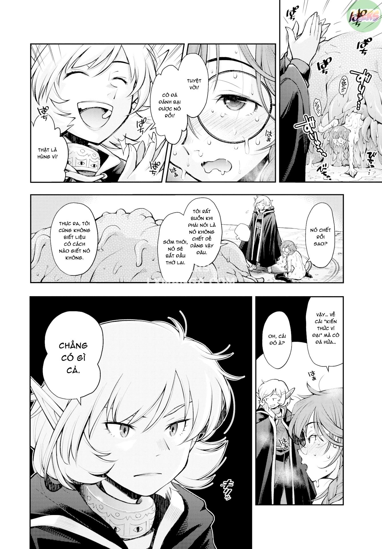 Đọc truyện hentai Có một mê cung mà một nữ hiền nhân không thể trốn thoát cho đến khi cô ấy đánh bại các xúc tu - Oneshot