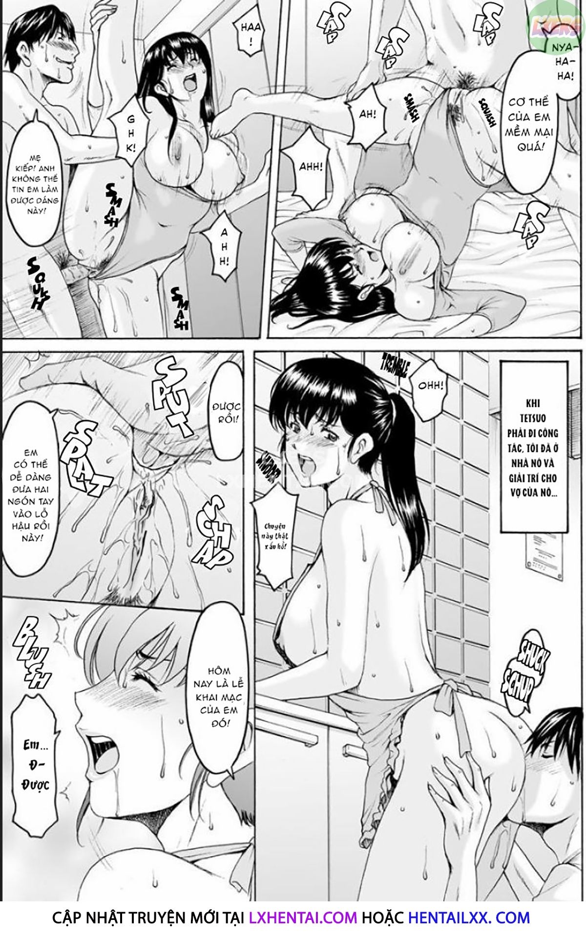 Đọc truyện hentai Thôi Miên Cô Vợ Ngây Thơ Của Đồng Nghiệp - Chap 2