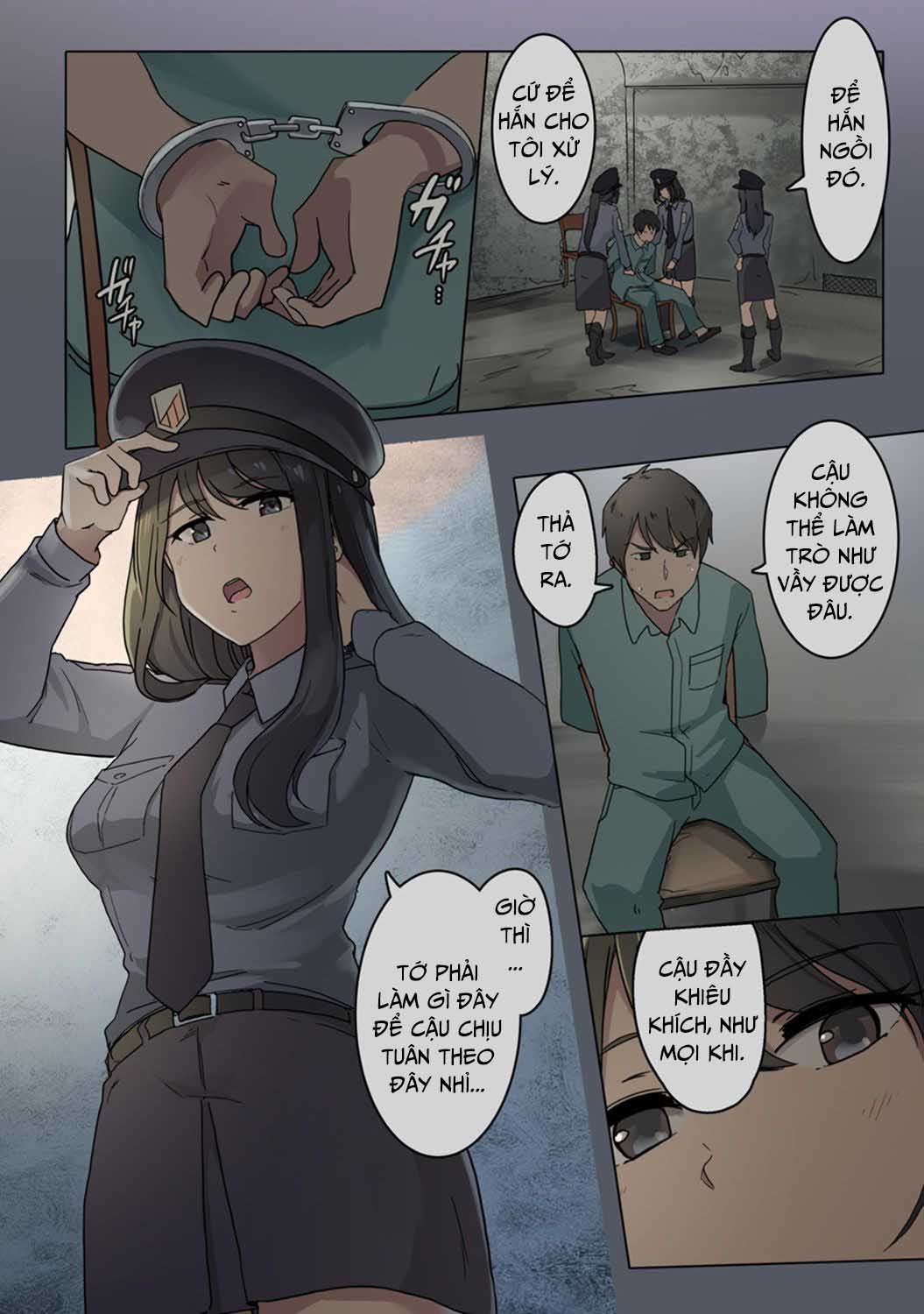 Đọc truyện hentai Kangoku Zemi Kanshu ni Zettai Fukujuu o Shiirarete - Chap 2