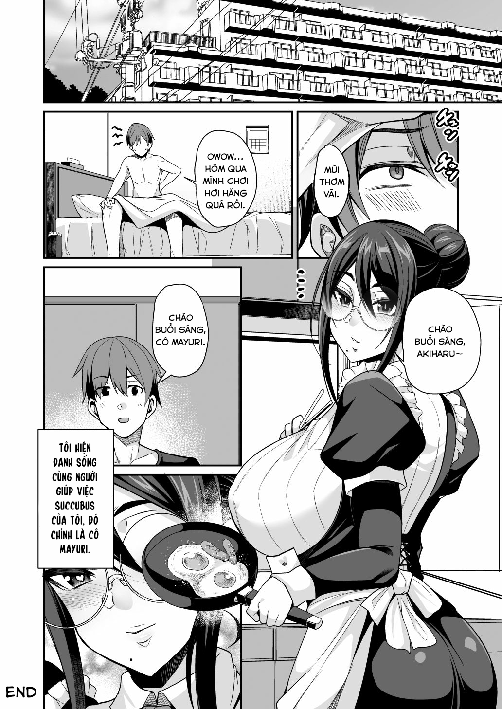 Đọc truyện hentai Cô Hầu Gái Succubus Cực Thicc - Chap 2 - Vẫn là Bánh Mỳ - END
