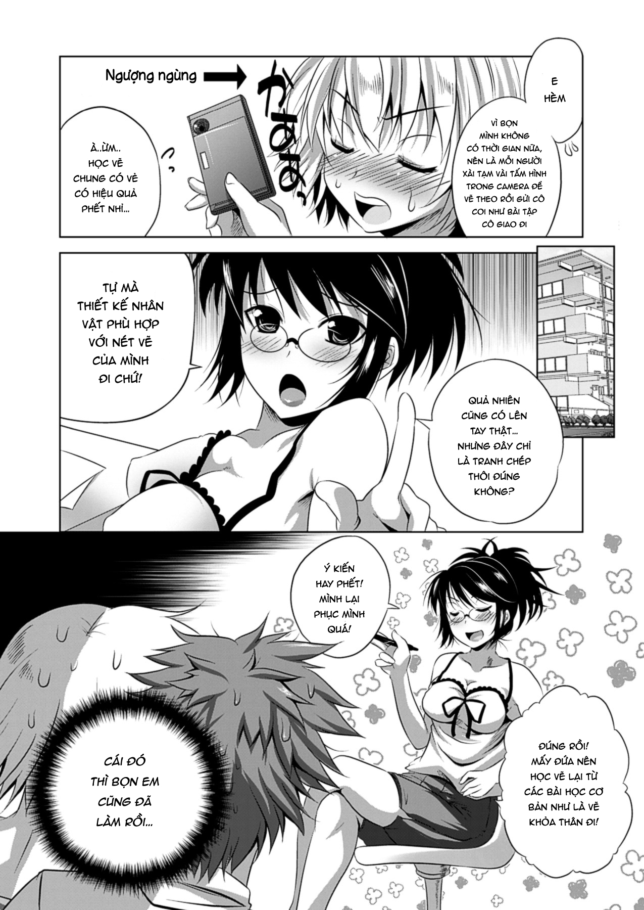 Đọc truyện hentai Trải nghiệm làm họa sĩ cùng các em họa sĩ xinh đẹp - Chap 2: Học thêm cùng Yurika