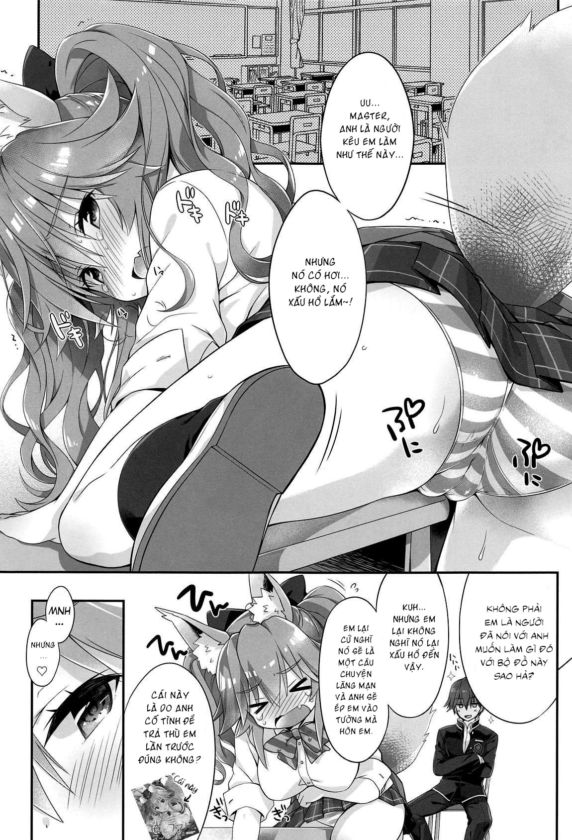 Đọc truyện hentai Ore to Tamamo to Homeroom - Oneshot